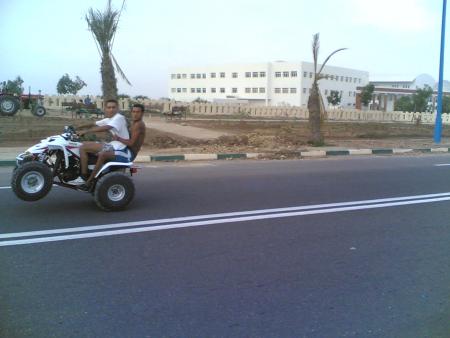 khalid susson avec mon Quad